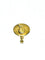 Pendentif Médaille de la Vierge en or jaune 18 carats et or rose 58 Facettes