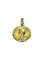 Pendentif Médaille de la Vierge en or jaune 18 carats et or rose 58 Facettes
