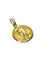 Pendentif Médaille de la Vierge en or jaune 18 carats et or rose 58 Facettes