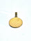 Pendentif Médaille de la Vierge en or jaune 18 carats et or rose 58 Facettes