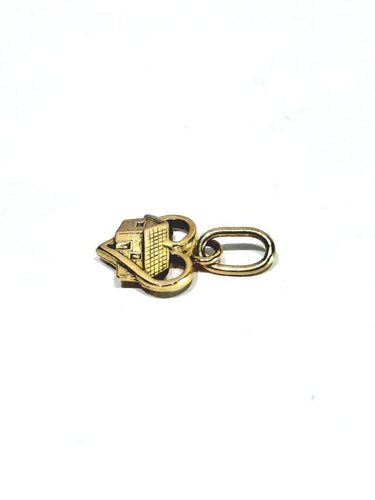 Pendentif Pendentif maison en cœur en or rose 18 carats 58 Facettes