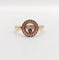 Bague 48 Chopard Happy Diamonds - Bague pavée de diamants en or rose 18k 58 Facettes A06339