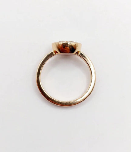 Bague 48 Chopard Happy Diamonds - Bague pavée de diamants en or rose 18k 58 Facettes A06339