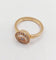 Bague 48 Chopard Happy Diamonds - Bague pavée de diamants en or rose 18k 58 Facettes A06339