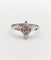 Bague 55 Bague solitaire en or blanc 18k avec diamants taille navette et baguettes 58 Facettes A06479