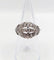 Bague 53.5 Bague bombée Art déco en or blanc 18k et platine, diamants 58 Facettes A06454