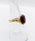 Bague 53 Bague antique en or rose 18k aux grenats de Perpignan 58 Facettes A06485