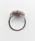 Bague 51 Bague cible Art déco en platine 900, saphir et diamants taille ancienne 58 Facettes A06489