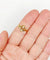Bague 55.5 Bague toi et moi Art nouveau en or jaune 18k et perles 58 Facettes A06501