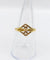 Bague 55.5 Bague toi et moi Art nouveau en or jaune 18k et perles 58 Facettes A06501
