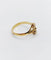 Bague 55.5 Bague toi et moi Art nouveau en or jaune 18k et perles 58 Facettes A06501