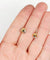 Boucles d'oreilles Puces d’oreilles Art nouveau vintage en or 18k et saphirs 58 Facettes A06585