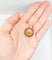 Pendentif Augis - Pendentif médaille d’amour 23 mm en or jaune 18k, diamants et rubis 58 Facettes A03182