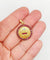 Pendentif Augis - Pendentif médaille d’amour 23 mm en or jaune 18k, diamants et rubis 58 Facettes A03182