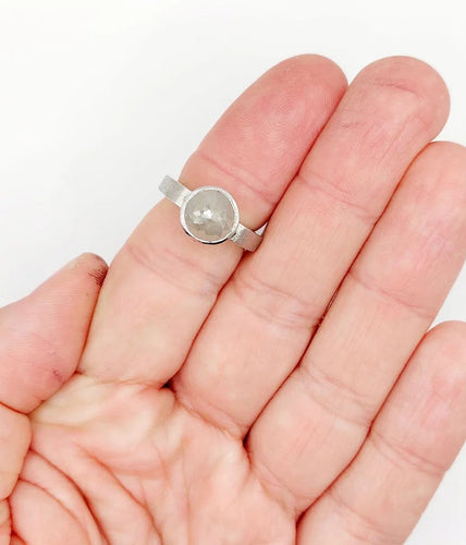 Bague 52 Pagliani - Bague en or gris 18k avec diamant gris 3,50 ct 58 Facettes A01232
