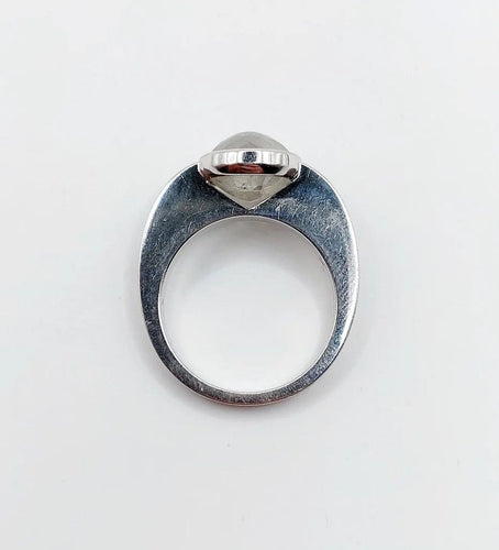 Bague 52 Pagliani - Bague en or gris 18k avec diamant gris 3,50 ct 58 Facettes A01232