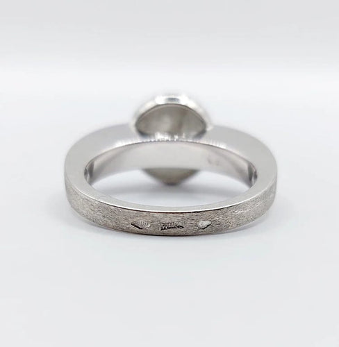 Bague 52 Pagliani - Bague en or gris 18k avec diamant gris 3,50 ct 58 Facettes A01232