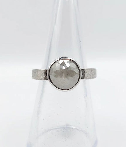 Bague 52 Pagliani - Bague en or gris 18k avec diamant gris 3,50 ct 58 Facettes A01232