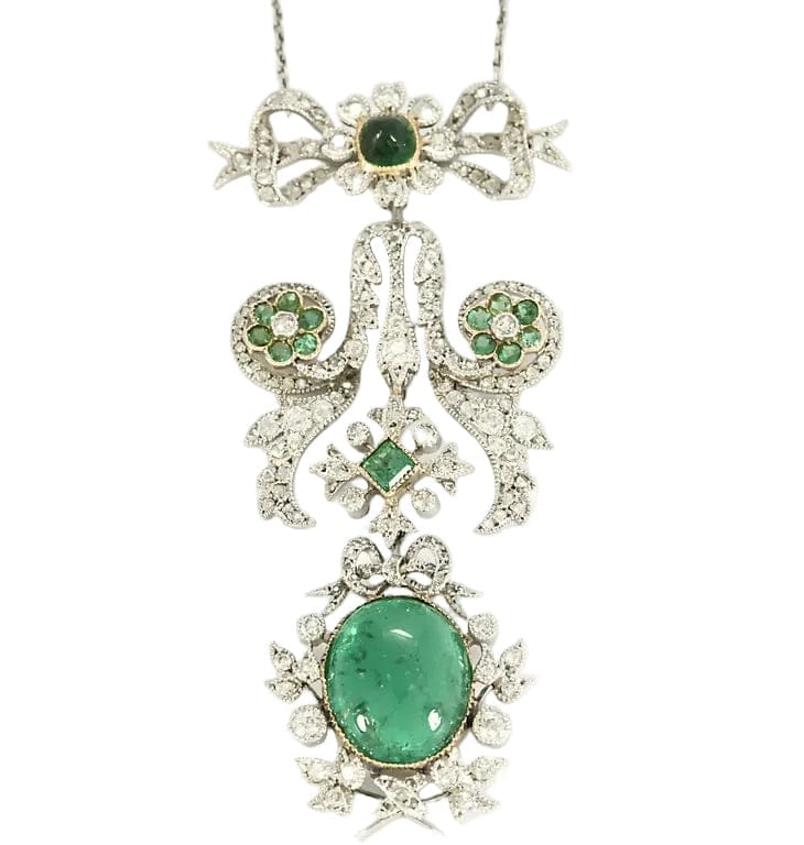 772063 769552/Soumei, Belle Epoque 2点 Belle Époch necklaces - Vintage jewelry certified - 58 Facettes