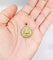 Pendentif Augis - Pendentif médaille d’amour 26 mm en or rose 18k et rubis 58 Facettes A05093
