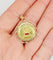 Pendentif Augis - Pendentif médaille d’amour 26 mm en or rose 18k et rubis 58 Facettes A05093