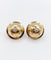 Boucles d'oreilles Puces d’oreilles Art déco demi-sphères en or 18k et diamants 58 Facettes A03419
