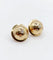 Boucles d'oreilles Puces d’oreilles Art déco demi-sphères en or 18k et diamants 58 Facettes A03419