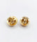 Boucles d'oreilles Puces d’oreilles Art déco demi-sphères en or 18k et diamants 58 Facettes A03419