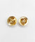 Boucles d'oreilles Puces d’oreilles Art déco demi-sphères en or 18k et diamants 58 Facettes A03419