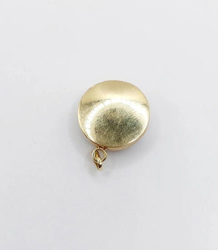 Pendentif Pendentif tête de chien en or jaune 18k et cristal d'Essex (circa 1890) 58 Facettes A05539