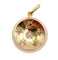 Pendentif Pendentif cible Art déco en or rose 18k et diamants taille rose 58 Facettes A05795