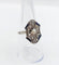 Bague 55 Art déco - Bague marquise en platine avec perle, diamants et saphirs 58 Facettes A06226