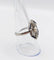 Bague 55 Art déco - Bague marquise en platine avec perle, diamants et saphirs 58 Facettes A06226