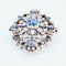 Pendentif Bijou ancien - Broche/Pendentif transformable en or jaune et argent, saphirs et diamants 58 Facettes 22-062