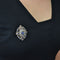 Pendentif Bijou ancien - Broche/Pendentif transformable en or jaune et argent, saphirs et diamants 58 Facettes 22-062