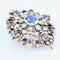 Pendentif Bijou ancien - Broche/Pendentif transformable en or jaune et argent, saphirs et diamants 58 Facettes 22-062