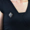 Pendentif Bijou ancien - Broche/Pendentif transformable en or jaune et argent, saphirs et diamants 58 Facettes 22-062