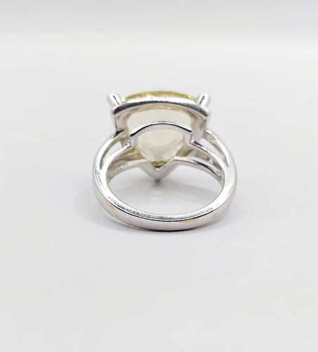 Bague 50 Mauboussin - Bague « Mes couleurs à toi » en or blanc citrine et diamants 58 Facettes A06276