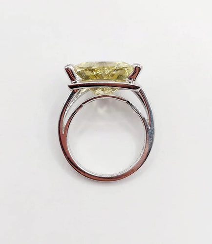 Bague 50 Mauboussin - Bague « Mes couleurs à toi » en or blanc citrine et diamants 58 Facettes A06276