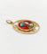 Pendentif Bardonnaud Limoges - Pendentif Art nouveau en or 18k, plaque émaillée 58 Facettes A06401