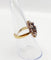 Bague 55 Bague duchesse antique en or 18k et platine, diamants taille rose et pierres bleues 58 Facettes A06416