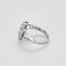 Bague 55 Bague Cœur qui Bat en or blanc 18K et diamants 58 Facettes LP1420/
