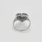 Bague 55 Bague Cœur qui Bat en or blanc 18K et diamants 58 Facettes LP1420/