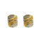 Boucles d'oreilles Guy Laroche - Boucles d'oreilles puces deux ors 750 et diamants 58 Facettes LP1418/