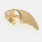 Broche Broche nœud vintage en or jaune 18 carats et perle de culture 58 Facettes CVBR19B