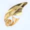 Broche Broche nœud vintage en or jaune 18 carats et perle de culture 58 Facettes CVBR19B