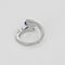Bague 52 PERMALE - Bague en or blanc 18 carats avec tanzanite et diamants 58 Facettes LP1494/