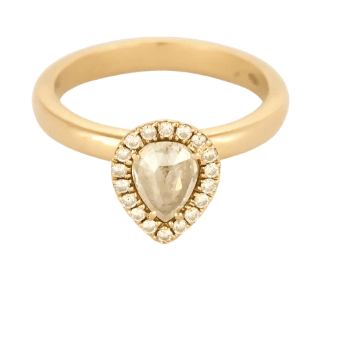 Bague 52 Bague solitaire Royal en or jaune 750 et diamants 58 Facettes LP1400/