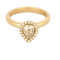 Bague 52 Bague solitaire Royal en or jaune 750 et diamants 58 Facettes LP1400/