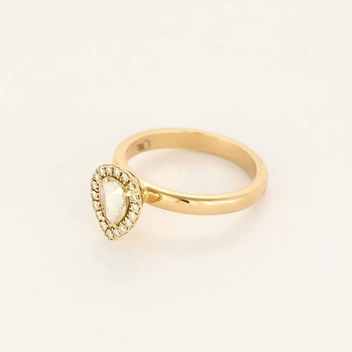 Bague 52 Bague solitaire Royal en or jaune 750 et diamants 58 Facettes LP1400/